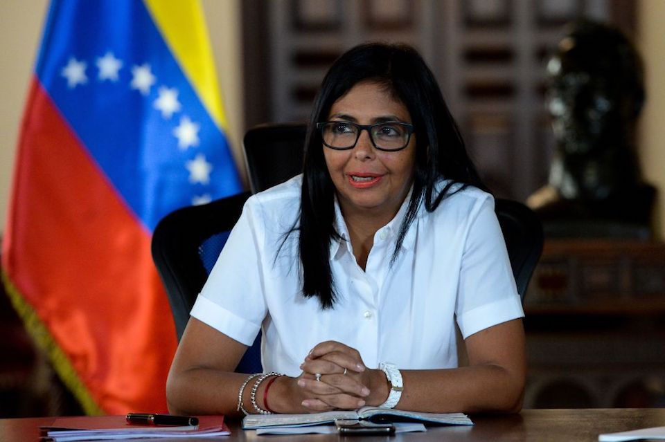 Delcy Rodríguez Venezuela Foto AFP