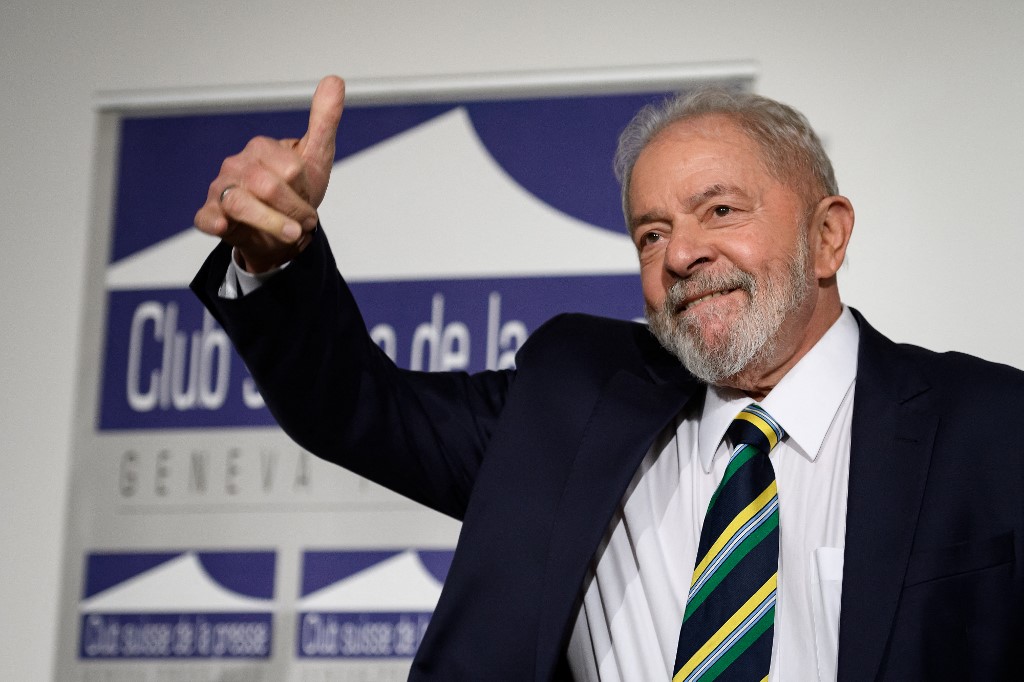 Lula da Silva lidera una nueva encuesta de las elecciones en Brasil. Foto: AFP