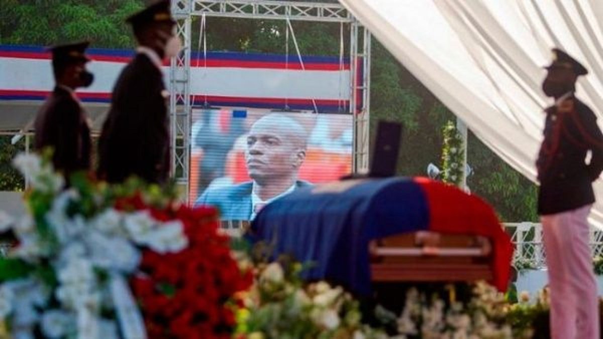 Funeral presidente de Haití. Foto: Twitter