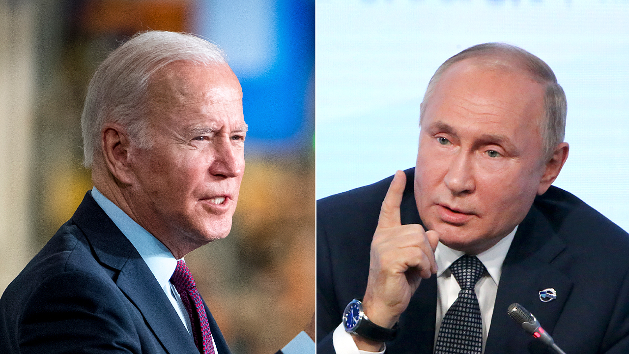 Joe Biden y Vladimir Putin. Fox: Fox News