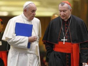 Papa Francisco y cardenal Pietro Parolin. Foto: Vatican News