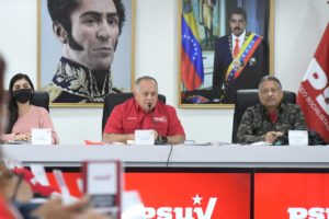 Primer vicepresidente del PSUV, Diosdado Cabello. Foto: Twitter PSUV.