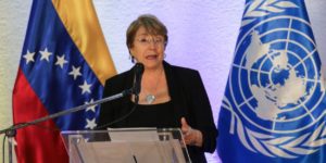 Michelle Bachelet, ex alta comisionada de la ONU para los Derechos Humanos. Foto: AFP