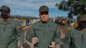 Ministro de Defensa de la administración de Nicolás Maduro, Vladimir Padrino López. Foto: Captura de pantalla.