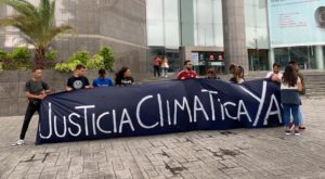 Organizaciones lideradas por jóvenes a favor de la justicia climática en Caracas. Foto cortesía