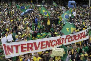 Manifestaciones en Brasil. Foto EFE