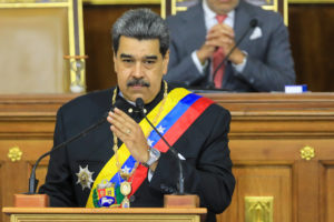 Nicolás Maduro durante su memoria y cuenta en la AN electa en 2020. Foto: Twitter Prensa Presidencial.