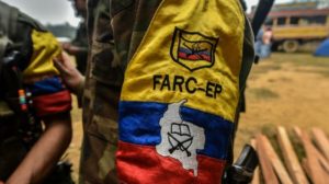 Símbolo de las antiguas FARC-EP, guerrilla de Colombia. Foto: AFP