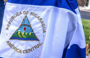 Bandera de Nicaragua. Foto: EFE