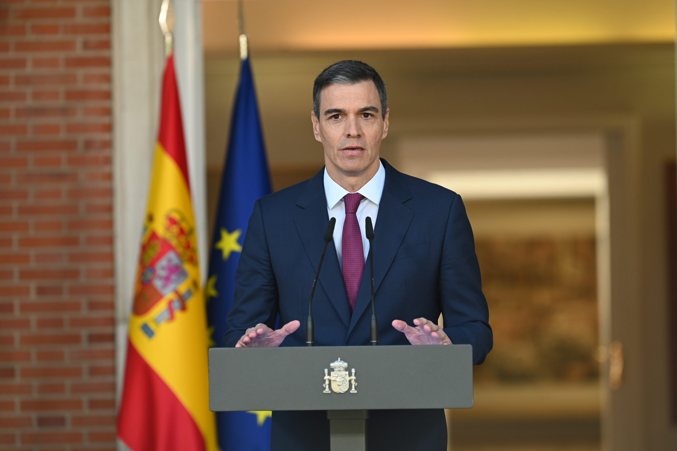 Pedro Sánchez, dirigente político de izquierda y presidente del Gobierno de España. Foto: EFE.